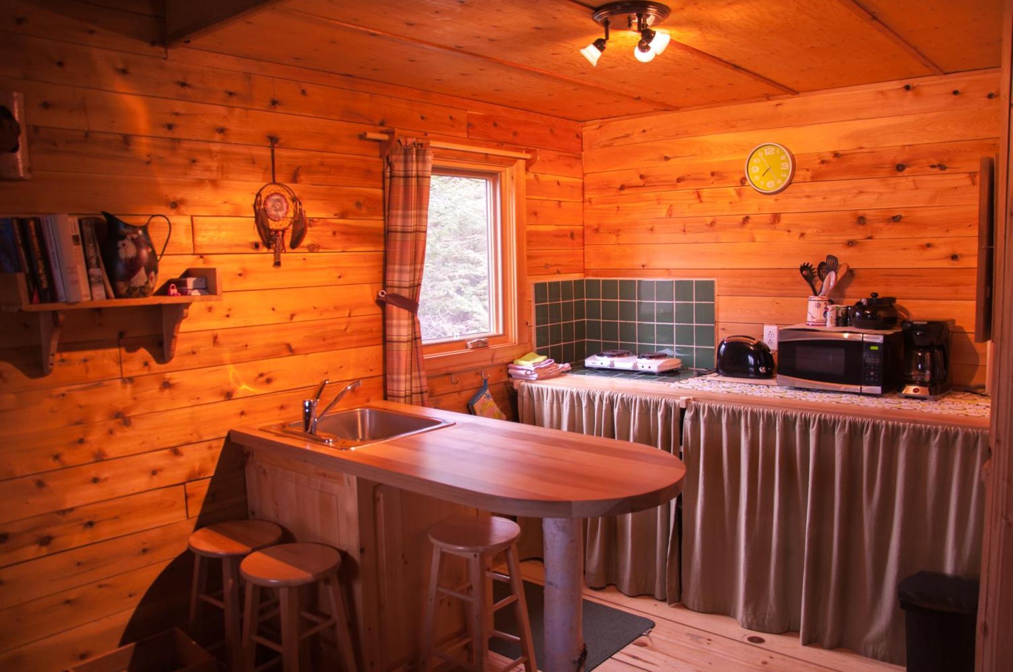 Les Cabanes Du Trappeur Wentworth-Nord Экстерьер фото