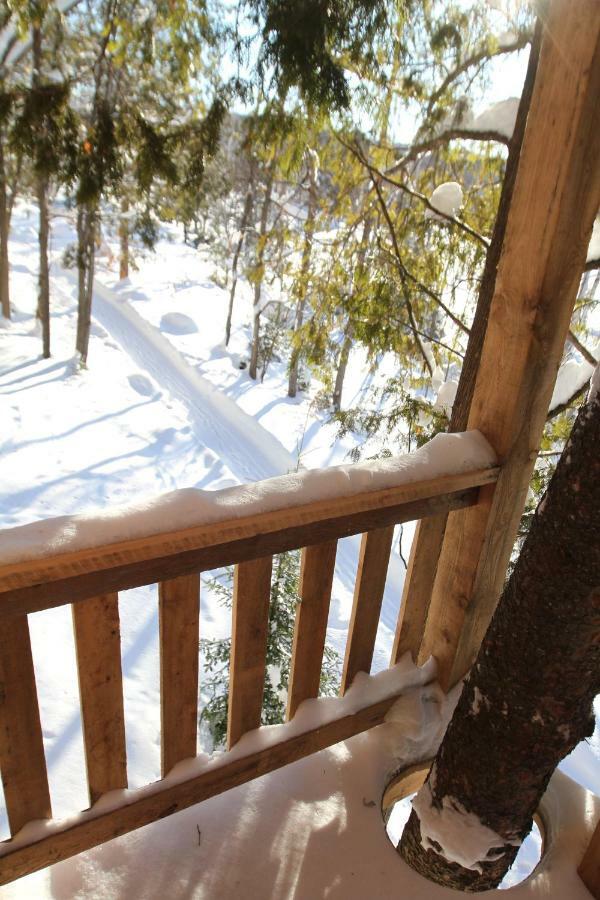 Les Cabanes Du Trappeur Wentworth-Nord Экстерьер фото